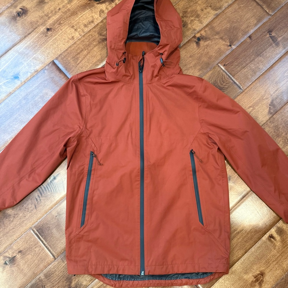 Champion Men's Burnt Orange Waterproof breathable shell jacket